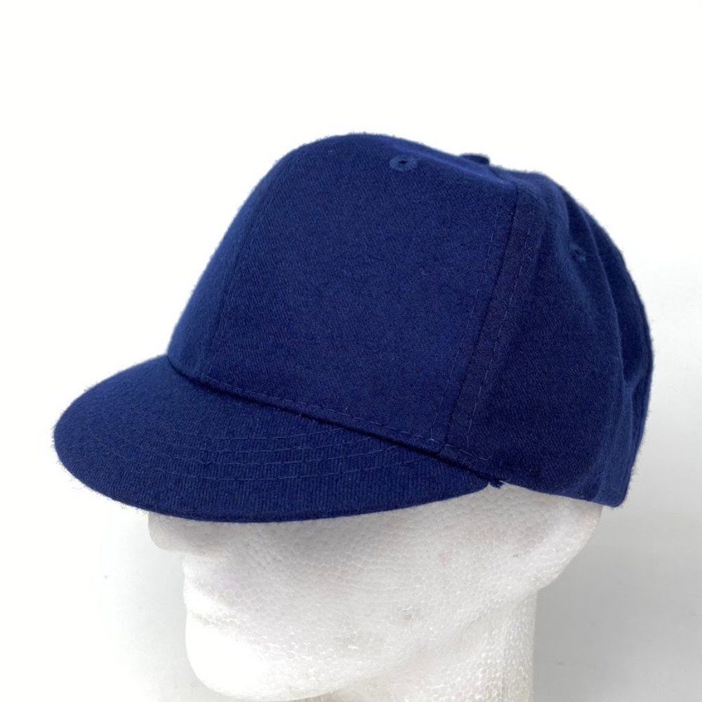 Umpire Wool Cap Snapback Adjustable Hat‎ Baseball Softball Blue Ump NWOT